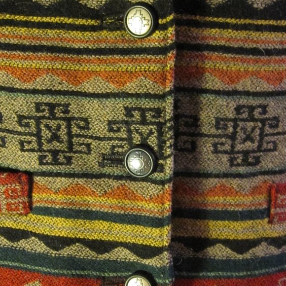 Knockabouts By Pendleton Wool Aztec Vest 8 - Picture 3 of 6